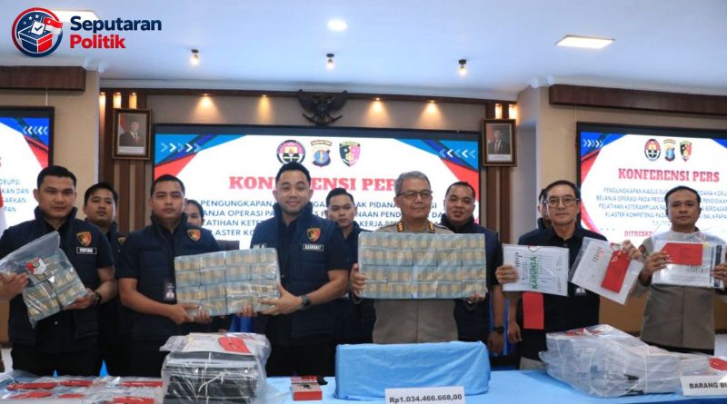 Korupsi BLKI Balikpapan 2026 saat Polda Kaltim mengamankan dua tersangka kasus anggaran pelatihan